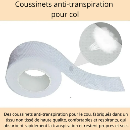 Stickers Protecteurs Anti-Taches pour Cols et Chapeaux