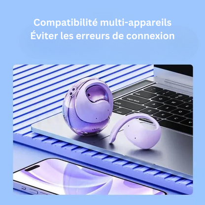 Écouteurs Sans Fil Open-Ear OWS - Confort et Performance