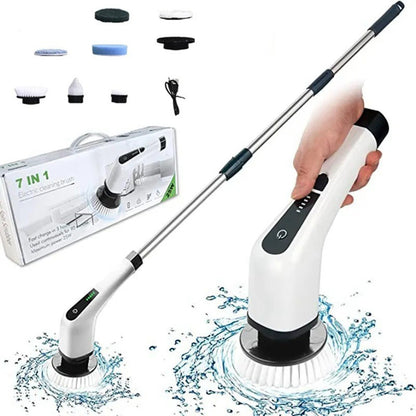 Brosse Nettoyante Électrique 7-en-1 : Votre Allié Propreté Ultime