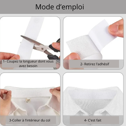 Stickers Protecteurs Anti-Taches pour Cols et Chapeaux
