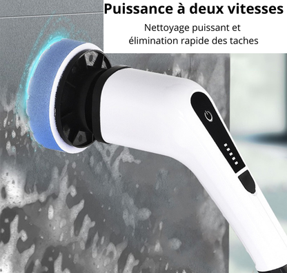 Brosse Nettoyante Électrique 7-en-1 : Votre Allié Propreté Ultime