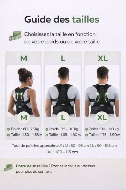 Correcteur de Posture Dorsale Professionnel PostureAlign
