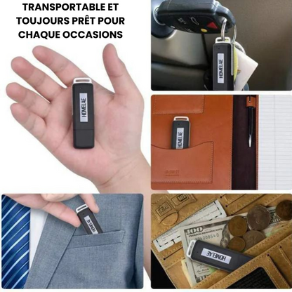 Clé USB Enregistreur Vocal Intelligent - Dictaphone HD Discret